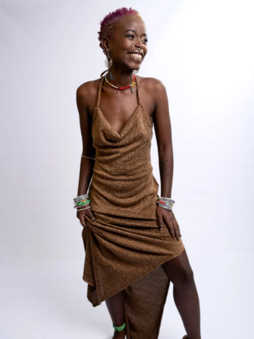 Shakti in Glitter Brown